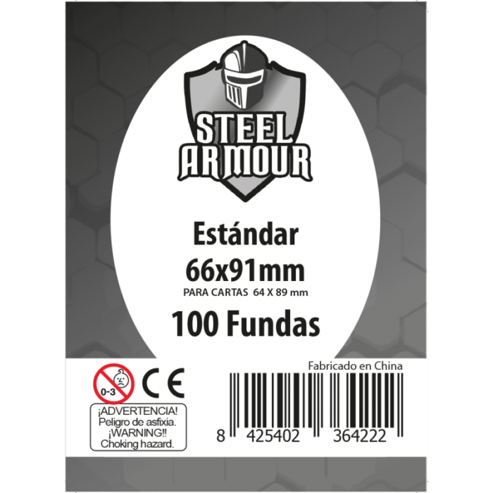 100 Fundas tamaño Estándar (66x91mm)