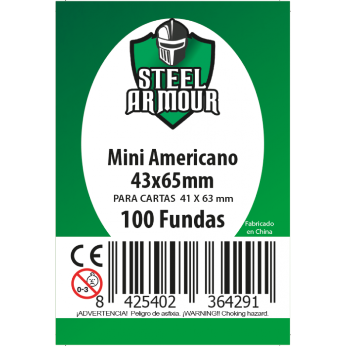 100 Fundas tamaño Mini Americano