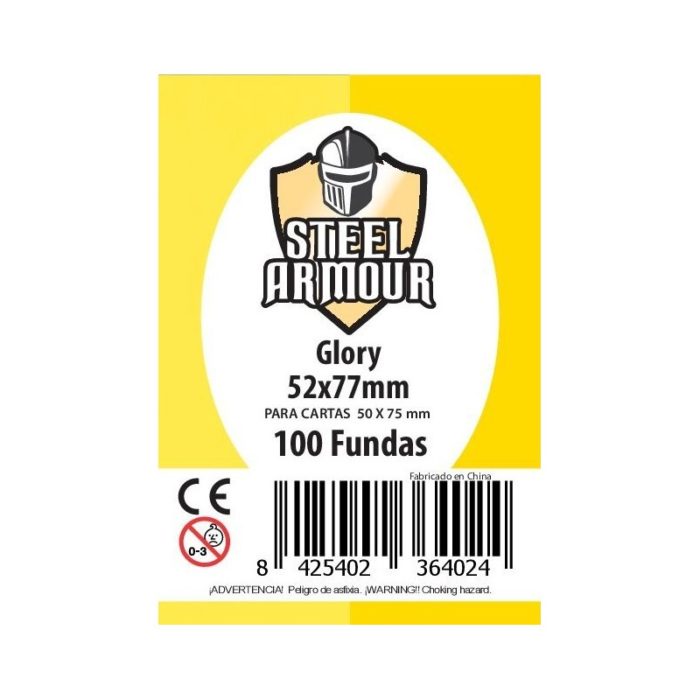 100 Fundas tamaño Glory (52x77mm)