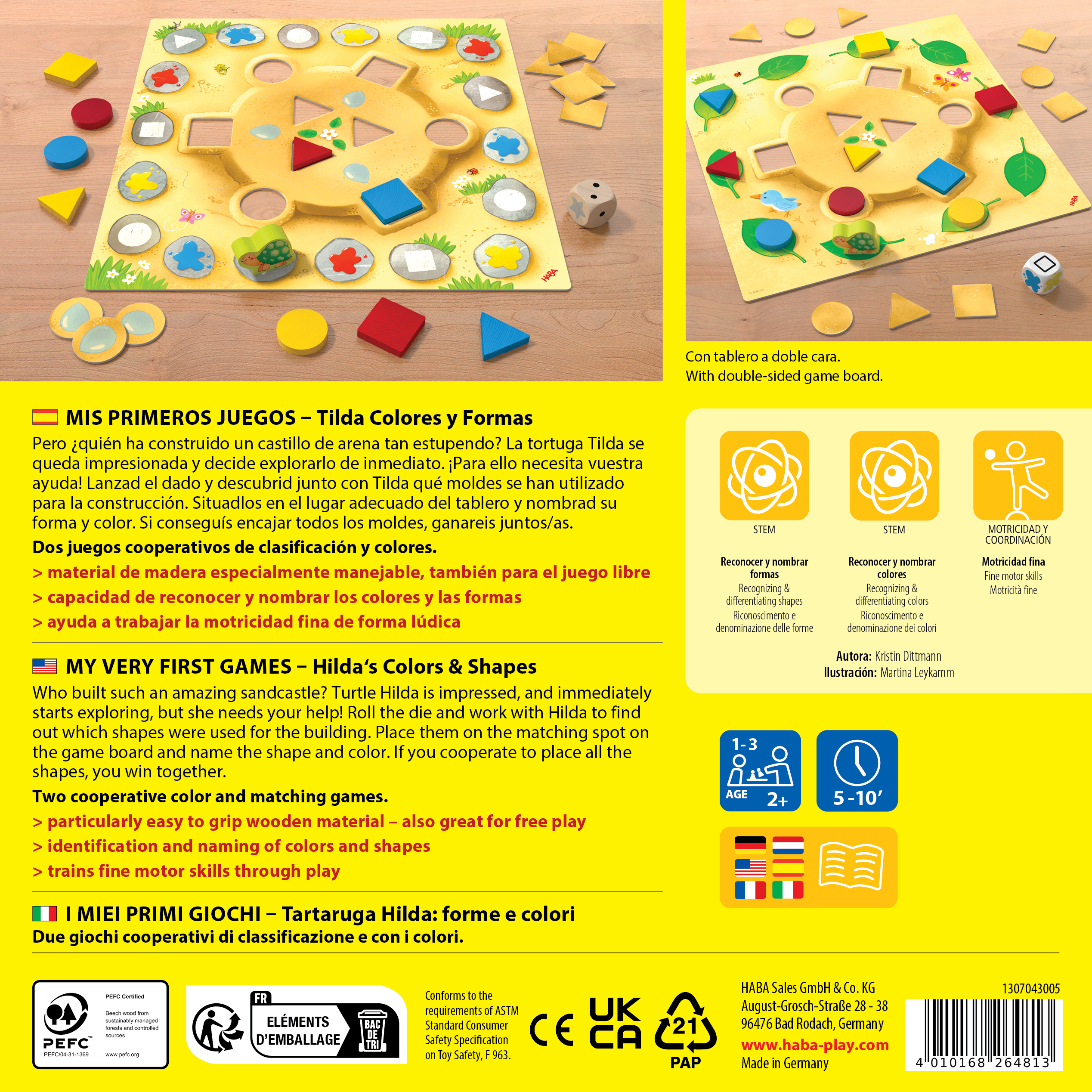 Mis Primeros Juegos - Tilda Colores y Formas - Imagen 2