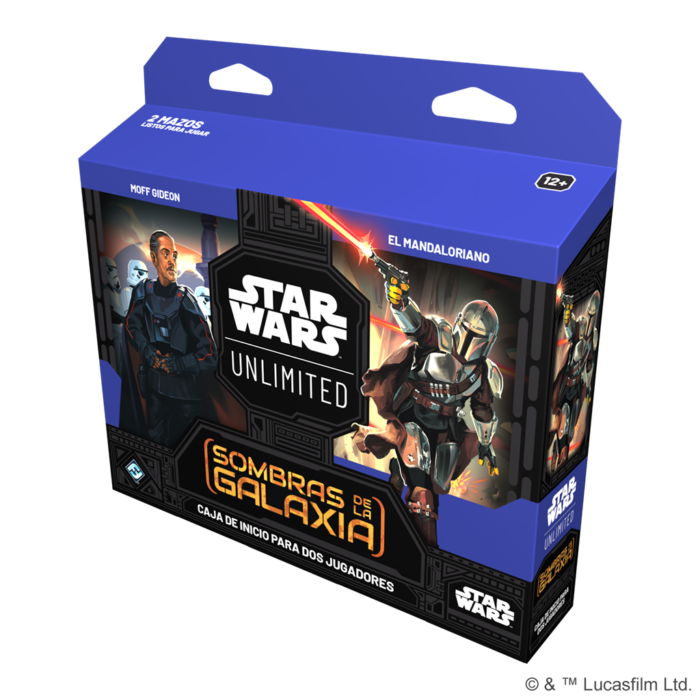 Star Wars Unlimited: Sombras de la Galaxia. Caja de inicio.